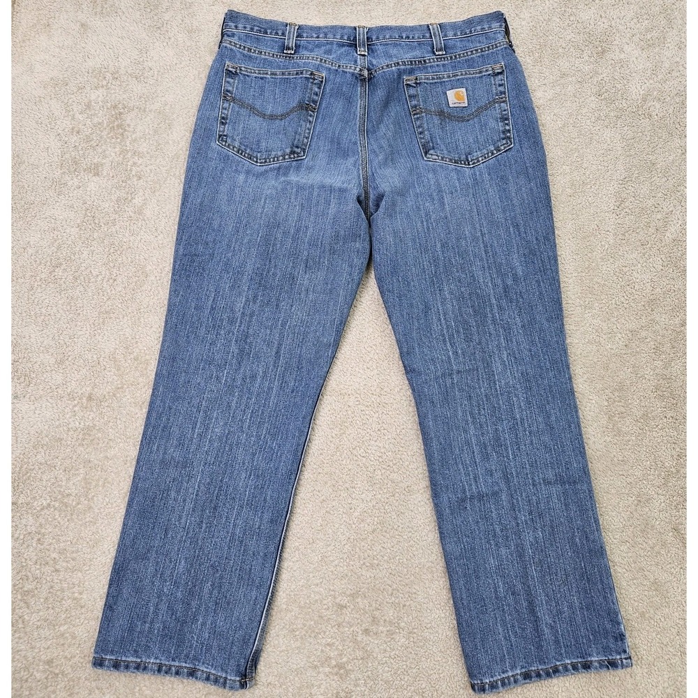 Carhartt Jeans Mens 38x30 Holter Relaxed Fit 101483 Workwear Y2K Baggy Denim - Picture 3 of 9